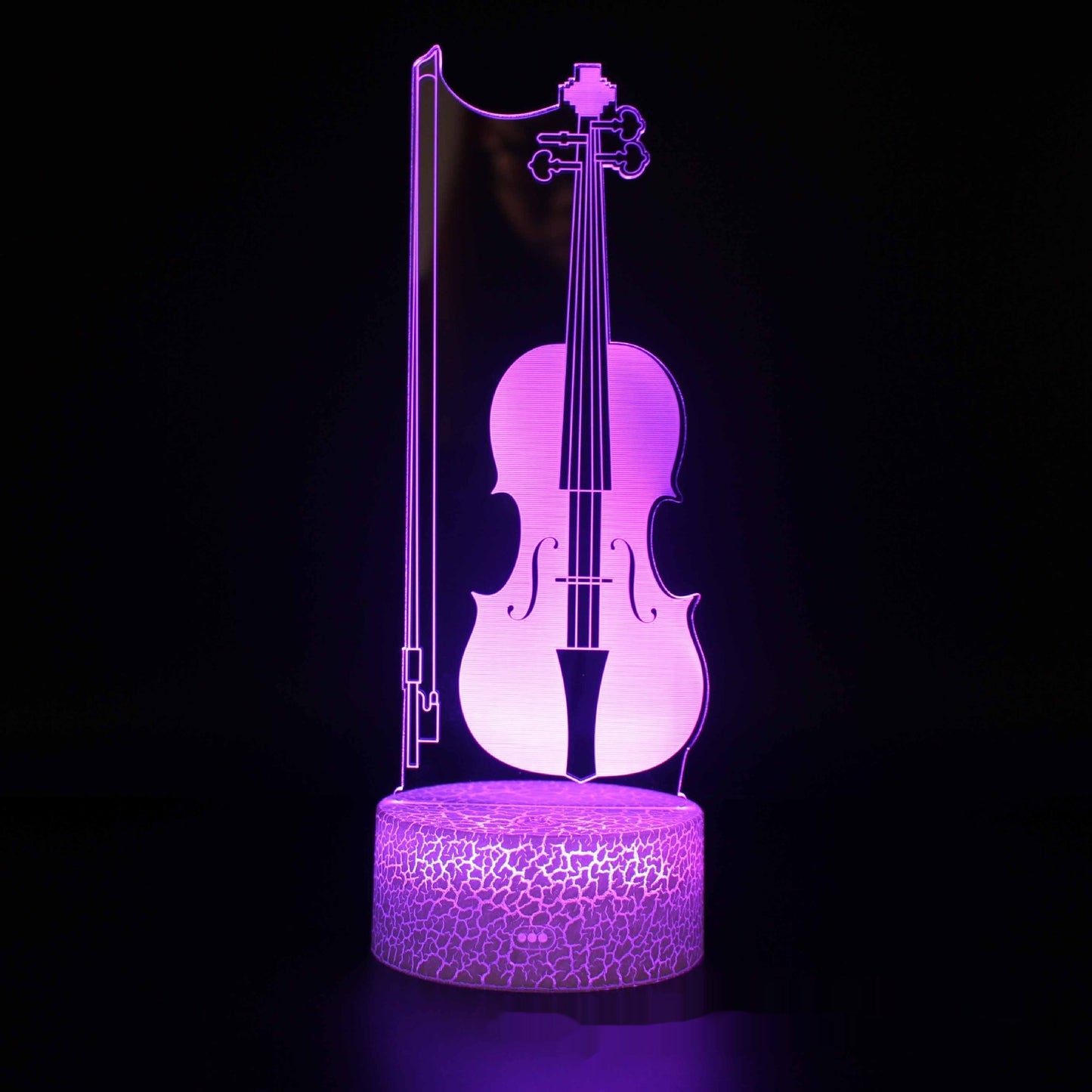 Electric Guitar Violin Series 3D Table Lamp