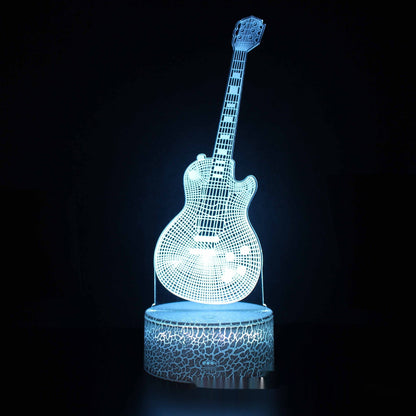 Electric Guitar Violin Series 3D Table Lamp