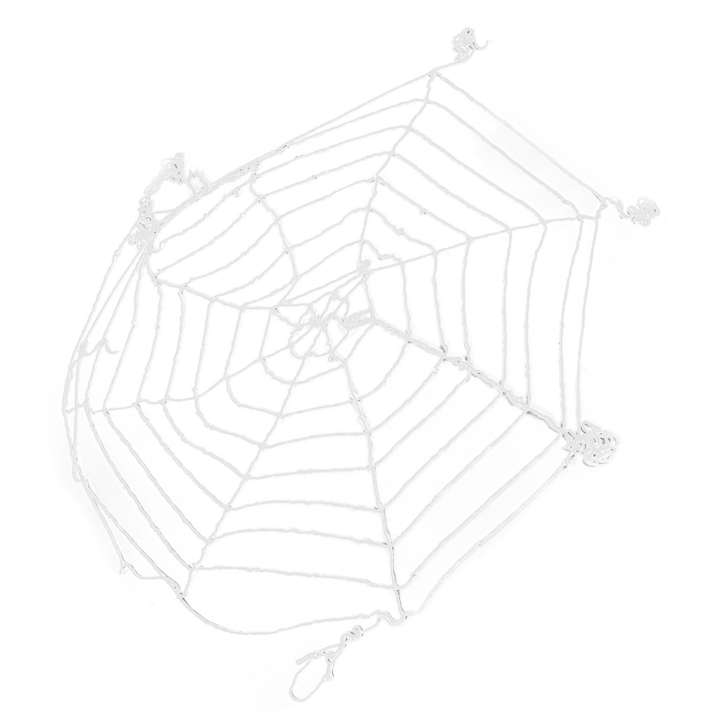 3.6m Spider Web Halloween Decorations White Round Net Spooky Cobwebs for Outdoor Indoor Party Yard