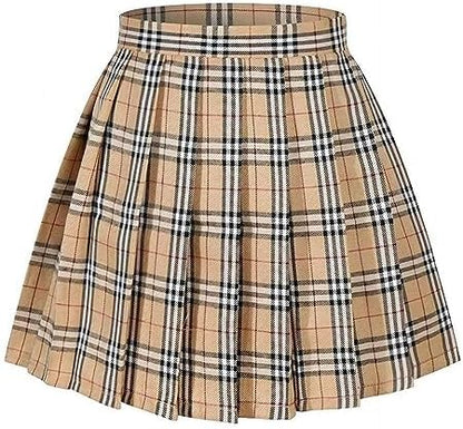 Harajuku Plaid Mini Skirt