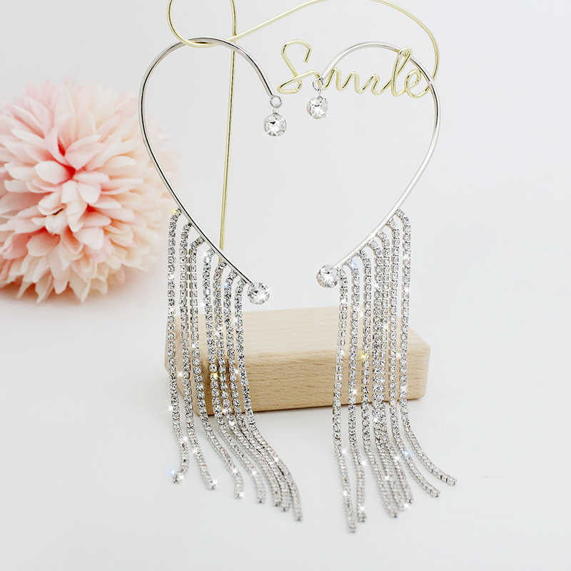 Long Chain Tassel Ear Hook Ear Clip