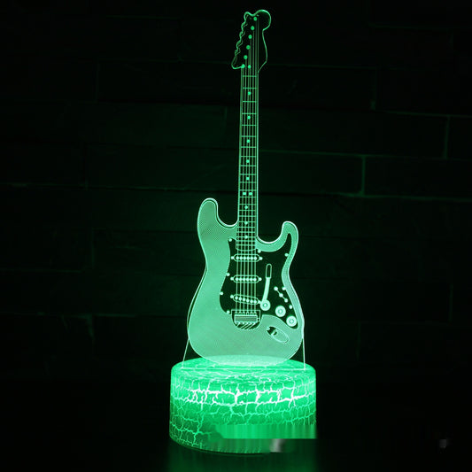 Electric Guitar Violin Series 3D Table Lamp