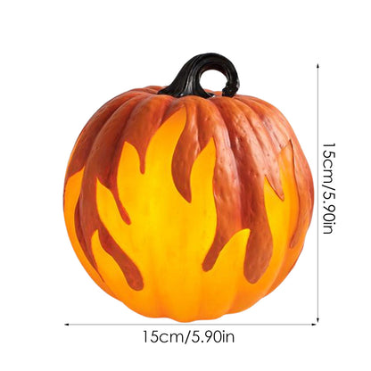 Halloween Pumpkin Lantern Battery Operated Jack O Lantern Flame Lighted Pumpkin Party Favor for Halloween Home Decoration