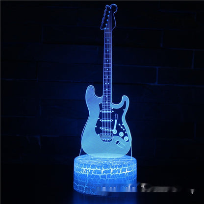 Electric Guitar Violin Series 3D Table Lamp