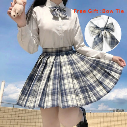 Harajuku Plaid Mini Skirt