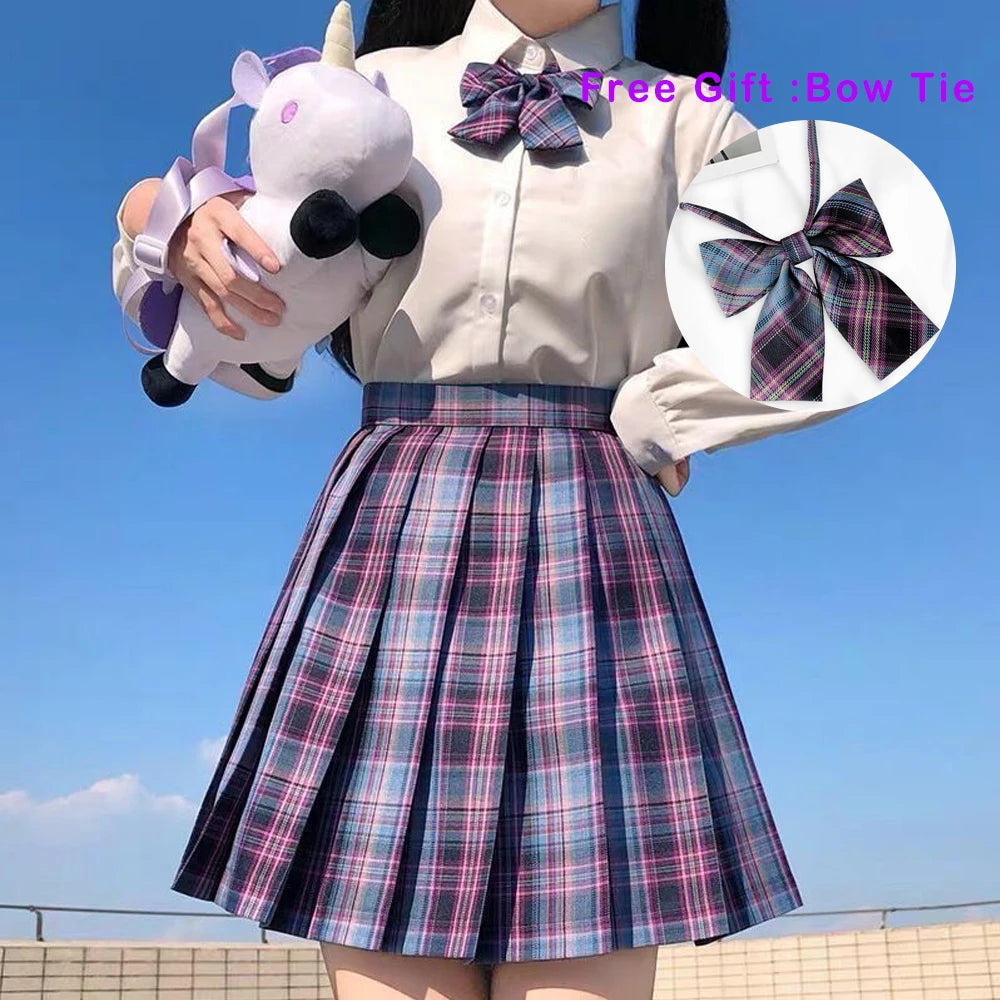 Harajuku Plaid Mini Skirt