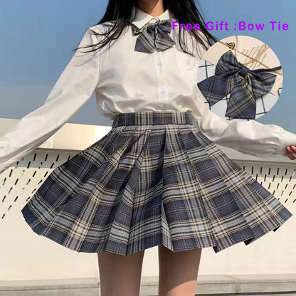 Harajuku Plaid Mini Skirt