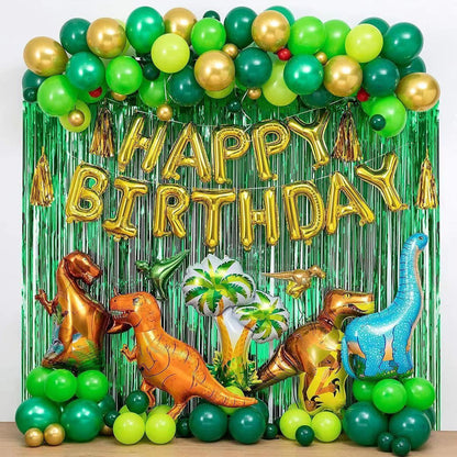 Birthday Party Decoration Supplies Balloon Curtain Dinosaur Theme