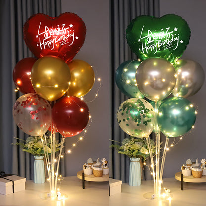 Online Red Light Table Floating Birthday Decoration Scene Layout Balloon