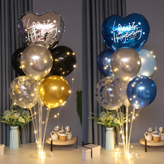 Online Red Light Table Floating Birthday Decoration Scene Layout Balloon