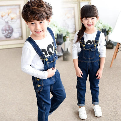 Kids Denim Bib Overalls