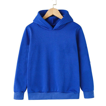 Kids Solid Color Hoodie