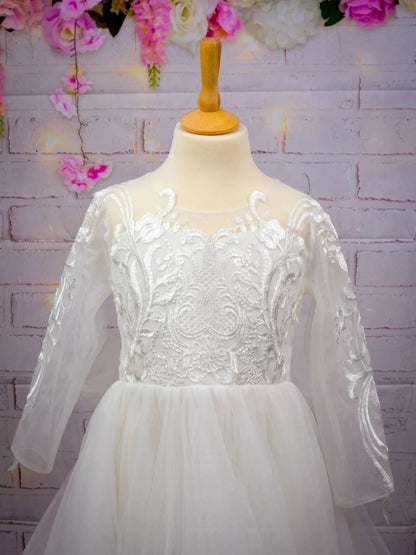 Holy White Communion Party Dress