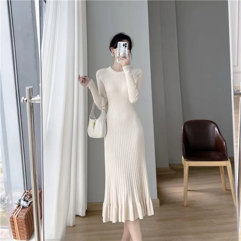 Long Sleeve Knit Dress