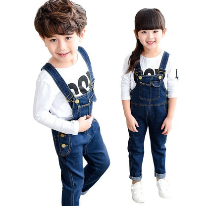 Kids Denim Bib Overalls