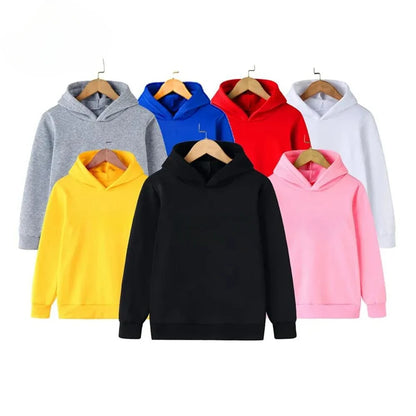 Kids Solid Color Hoodie