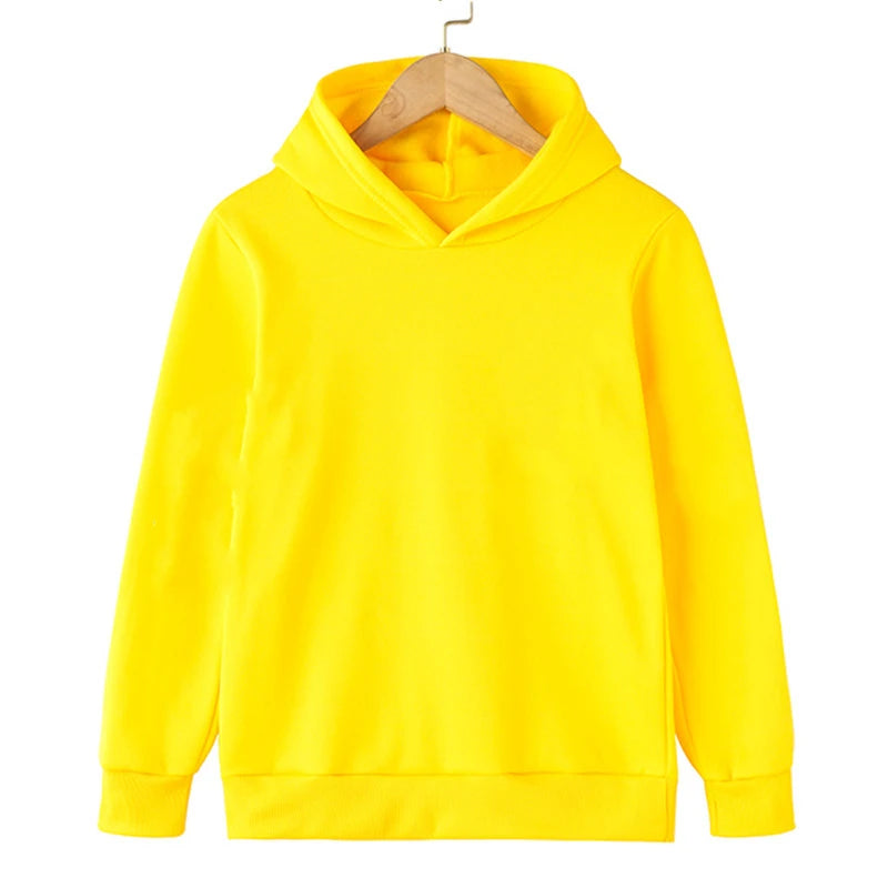 Kids Solid Color Hoodie