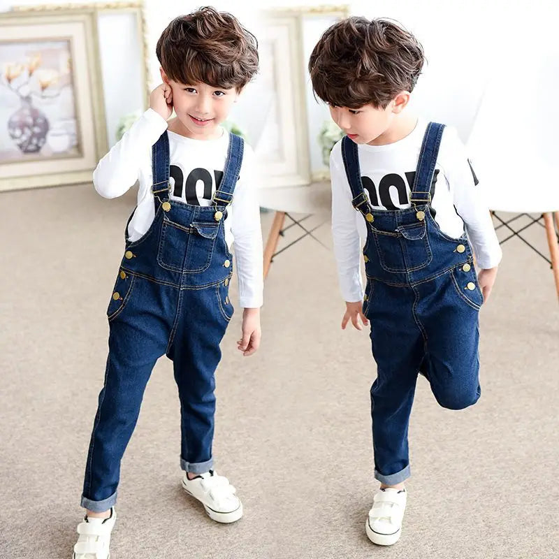 Kids Denim Bib Overalls