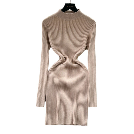 Korean Chic Slim Knit Dress