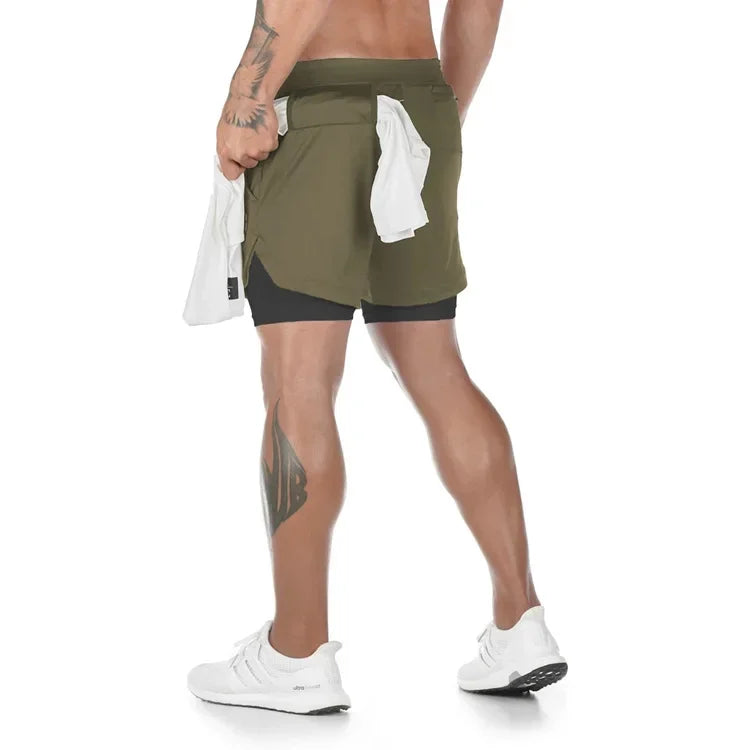 Camo Gym Running Shorts