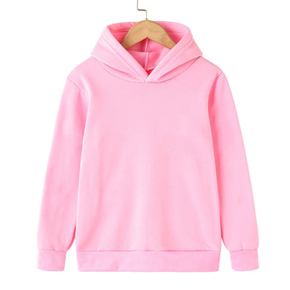 Kids Solid Color Hoodie