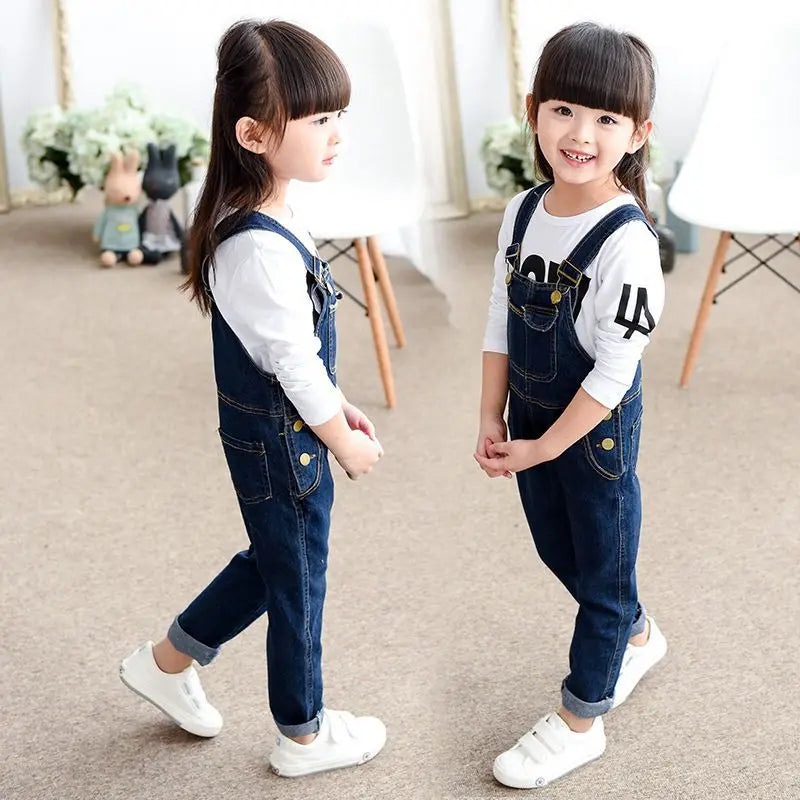 Kids Denim Bib Overalls