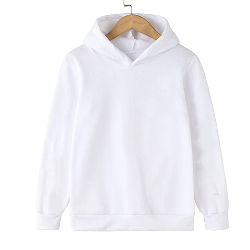 Kids Solid Color Hoodie