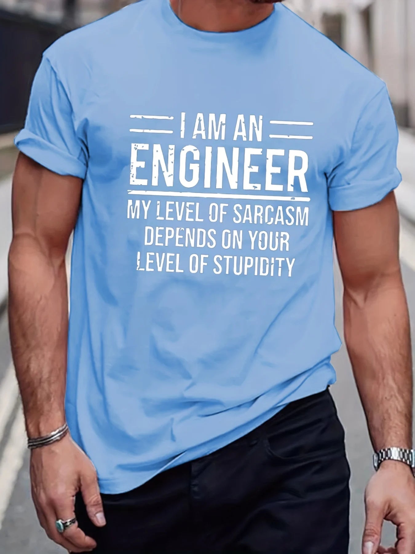 Funny Engineer Slogan T-shirt