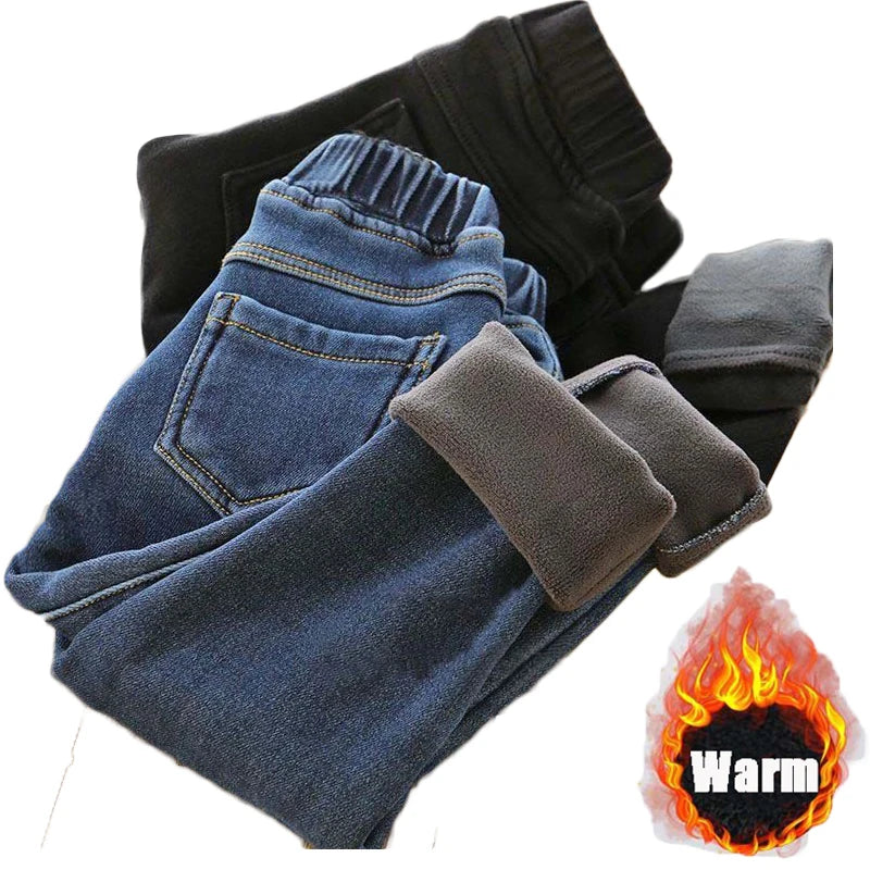 Thick Warm Kids Jeans