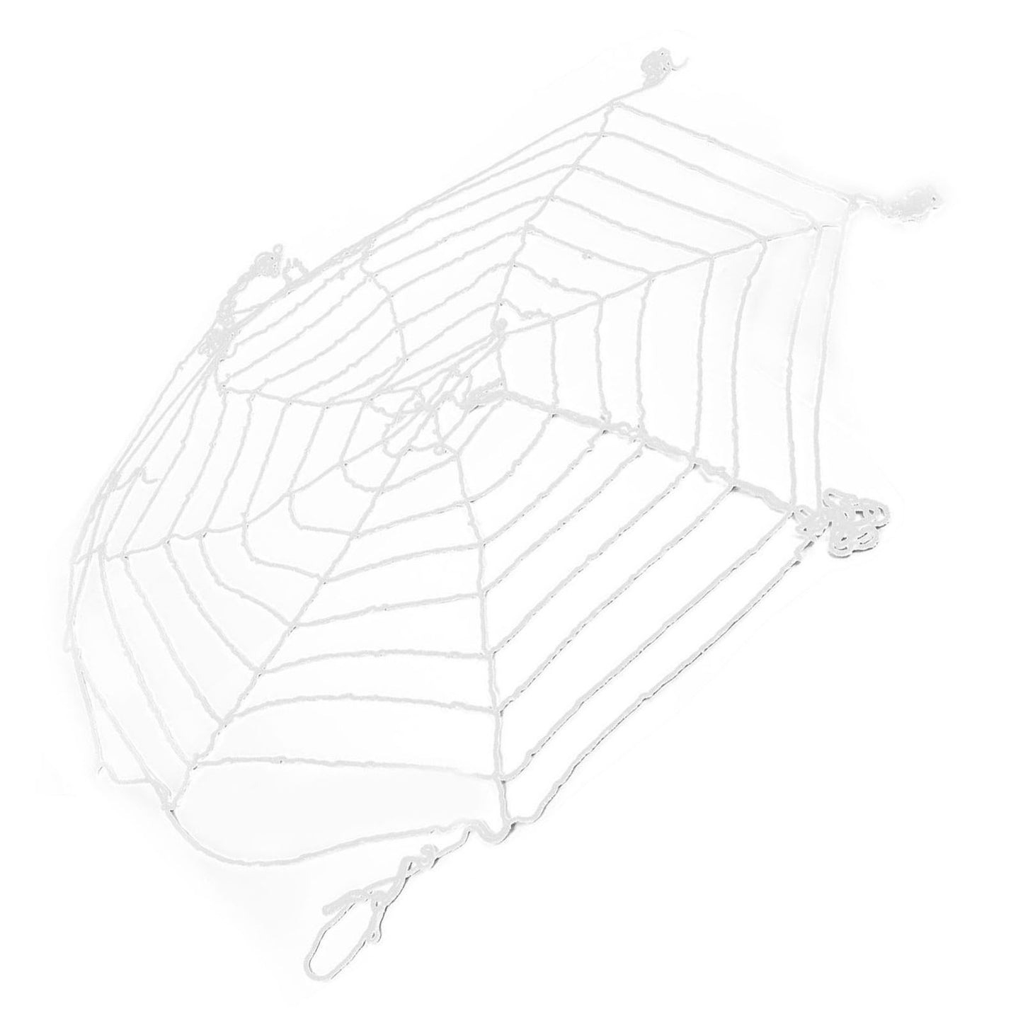 3.6m Spider Web Halloween Decorations White Round Net Spooky Cobwebs for Outdoor Indoor Party Yard