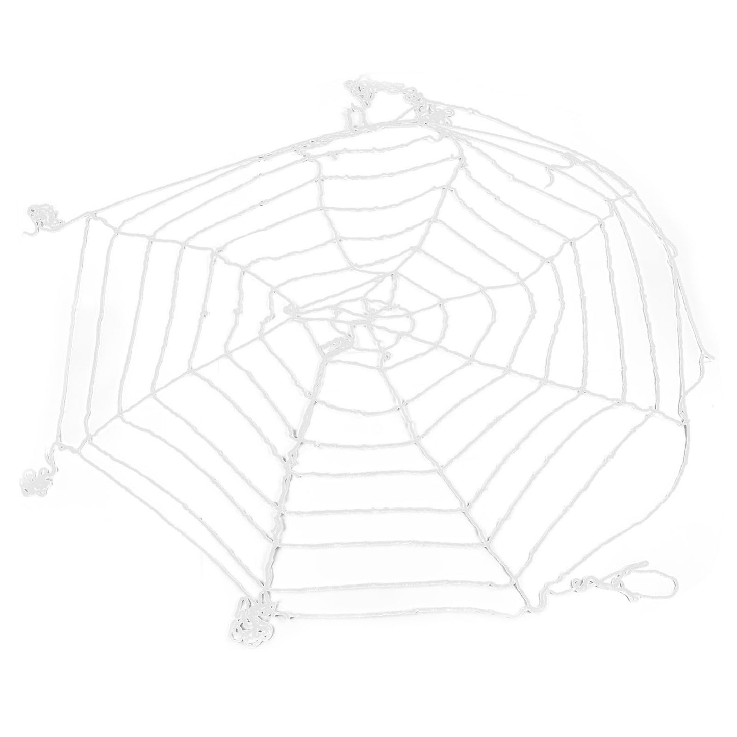 3.6m Spider Web Halloween Decorations White Round Net Spooky Cobwebs for Outdoor Indoor Party Yard