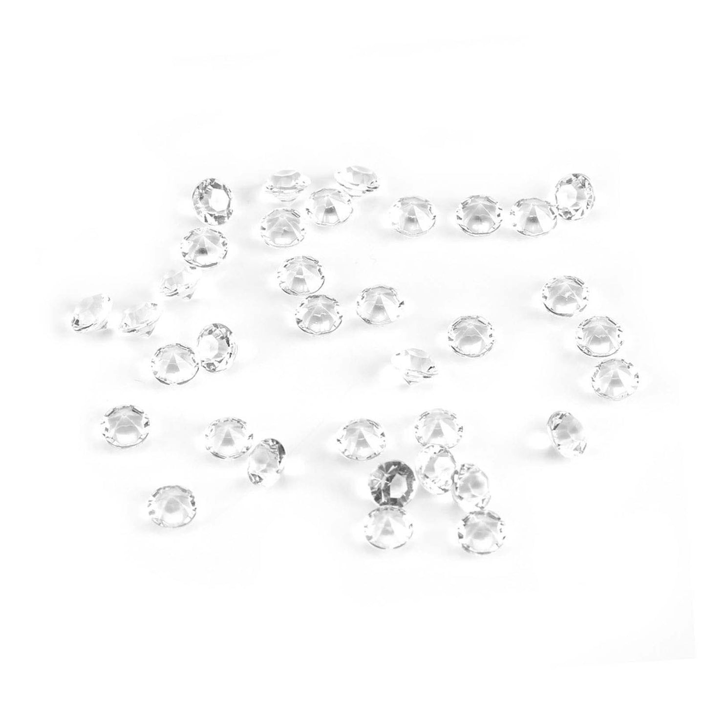 1000Pcs/Bag 6mm Clear Acrylic Beads Vase Filler Wedding Party Decor DIY Ornament Accessories