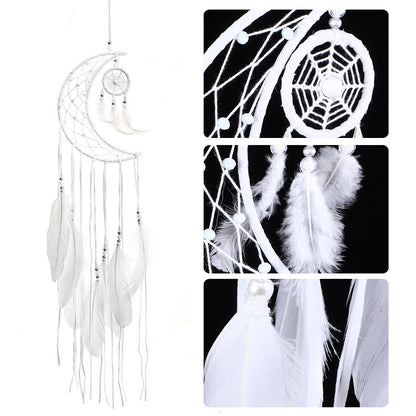 Household Wall Hanging Hand Woven Dreamcatcher Windchime Pendant Garden Decoration